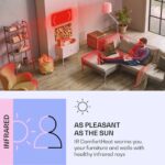 KLARSTEIN - infrardeči grelec | WONDERWALL SMART, 700 W, LISTJE - slika 3