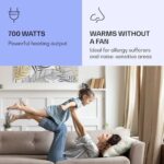 KLARSTEIN - infrardeči grelec | WONDERWALL SMART, 700 W, LISTJE - slika 5