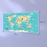 KLARSTEIN - IR panel | WONDERWALL - AIR ART 700W SMART, živalski zemljevid - slika 8