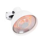 BLUMFELDT - infrardeči grelnik za terase | HEATBELL, do 2000 W, bel
