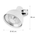 BLUMFELDT - infrardeči grelnik za terase | HEATBELL, do 2000 W, bel - slika 8