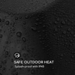 BLUMFELDT - infrardeči grelnik za teraso | HEAT SQUARE SLIM, 2000 W - slika 8
