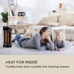 BLUMFELDT - zunanji IR grelec | HEAT GURU 360, 1200W, črn - slika 5