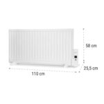 ONECONCEPT - oljni radiator | WALLANDER, 1000W, bel - slika 7