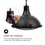 BLUMFELDT - zunanji grelnik | BLACKPOOL HEAT, 2100W, črn - slika 8