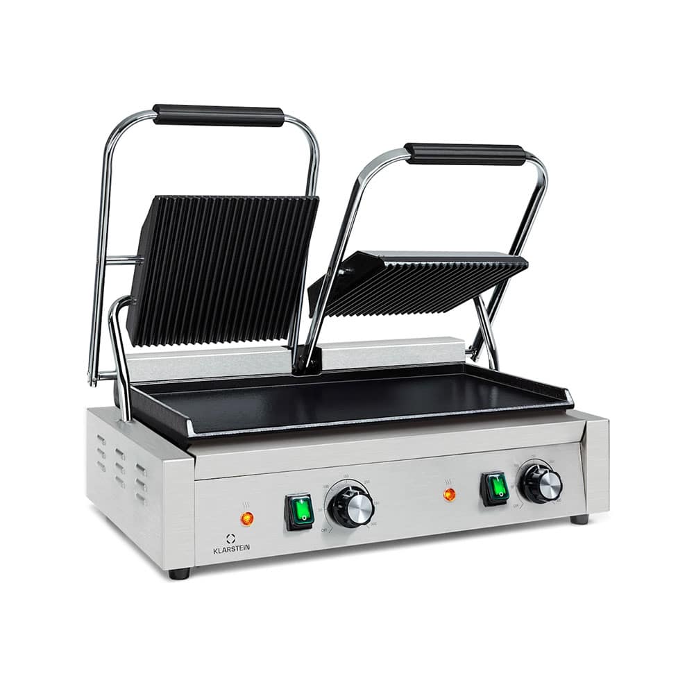 kontaktni-žar-klarstein-grillexpress-3600-2x1800w-pametna-hisa KLARSTEIN - kontaktni žar | GRILLEXPRESS 3600, 2x1800W - slika 1