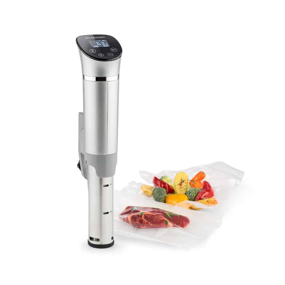 Klarstein Sous Vide Stick Piept Ständig Sous vide -KLARSTEIN | QUICKSTICK FLEX, srebrna - PametnaHiša.si