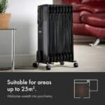 VONHAUS - oljni radiator | 2514060, 2000W, črna - slika 6