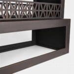 VONHAUS - vrtni kamin | STEEL, rjav - slika 3