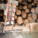 BONFEU - deska za dimljenje rib | lesena, 46x14cm - slika 5