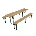 Komplet pivski set | 220 cm, miza + 2 klopi