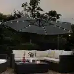 LED ampelni senčnik | 3.5m, 2 barvi - slika 7