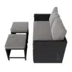 Vrtna garnitura 2v1 | za 2 osebi, poliuretan - slika 5