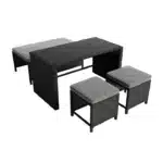 Vrtna garnitura 2v1 | za 2 osebi, poliuretan - slika 4