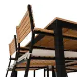 Vrtna garnitura | akacijev les, 5-delna - slika 2