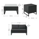 Vrtna garnitura | modularni set za 4 osebe - slika 15