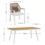 Vrtna garnitura | premium set za 6 oseb - slika 7