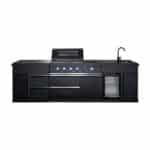 Letna kuhinja - Horizon | 4-brenerski žar, korito, hladilnik