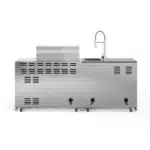 Letna kuhinja | SS1, 6-brenerski plinski žar, infra stranski grelnik - slika 2