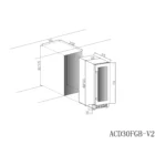 Vinska vitrina – Cavin | ACD30FGB, 18 steklenic, 2 coni, 30 cm - slika 7