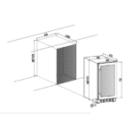 Vinska vitrina – Cavin | ACD40FGB, 28 steklenic, 2 coni, 40 cm - slika 6