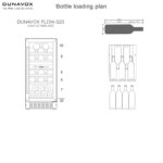 Vinska vitrina – Dunavox | DAUF-32.78DB, 32 steklenic, 2 coni, 38 cm - slika 4