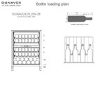 Vinska vitrina – Dunavox | DAUF-39.121DB, 39 steklenic, 2 coni, 60 cm - slika 5