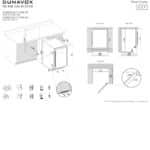 Vinska vitrina – Dunavox | DAUF-39.121DB, 39 steklenic, 2 coni, 60 cm - slika 4