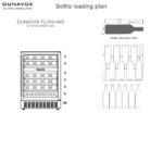 Vinska vitrina – Dunavox | DAUF-46.145DBH, 46 steklenic, 2 coni, 60 cm - slika 5