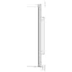 Vinska vitrina – Dunavox | DVS-44.120DB, 44 steklenic, 2 coni, 120 cm - slika 4
