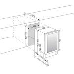 Vinska vitrina – mQuvée | WCD40AB-780, 28 steklenic, 2 coni, 40 cm - slika 3