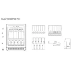 Vinska vitrina – mQuvée | WCS60ABPS-700, 43 steklenic, 1 cona, 60 cm - slika 5
