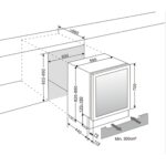 Vinska vitrina – mQuvée | WCS60ABPS-700, 43 steklenic, 1 cona, 60 cm - slika 4