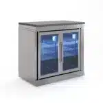Dvojni hladilnik - SCD | 126 L, granitna delovna površina, inox - slika 2