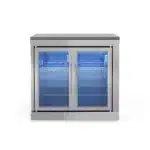 Dvojni hladilnik - SCD | 126 L, granitna delovna površina, inox