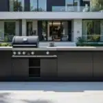 Letna kuhinja - GRANDPRO | 3,6 m z BBQ žarom, stranskim gorilnikom, hladilnikom in koritom