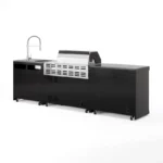 Letna kuhinja | BB-M5, 6-brenerski plinski žar, hladilnik, korito - slika 5