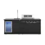 Letna kuhinja | S1, 6-brenerski plinski žar, s hladilnikom in koritom