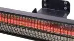 Infrardeči zunanji grelnik - SUNRED | DARK, 1500W, stenski, črn - slika 2