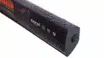 Infrardeči zunanji grelnik - SUNRED | DARK, 2000W, stenski, črn - slika 8