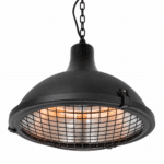 Infrardeči zunanji grelnik - SUNRED | INDUS II BRIGHT, 2100W, viseč, črn