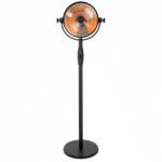Infrardeči zunanji grelnik - SUNRED | RETRO BRIGHT, 2100W, samostoječ, črn