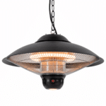 Infrardeči zunanji grelnik - SUNRED | SIRIUS BRIGHT, 2100W, viseč, črn
