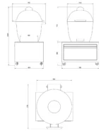 Letna kuhinja - KAMADO EXPERIENCE, Designer Series, antracit - slika 11